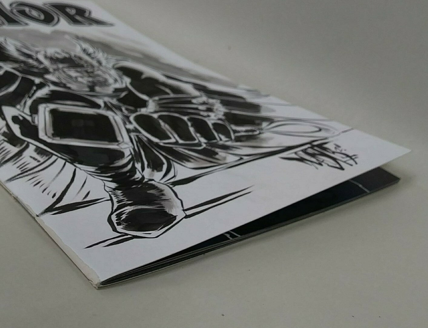 THOR #1 (2020) Marvel Sketch Cover Variant Comic W Original DCastr Art