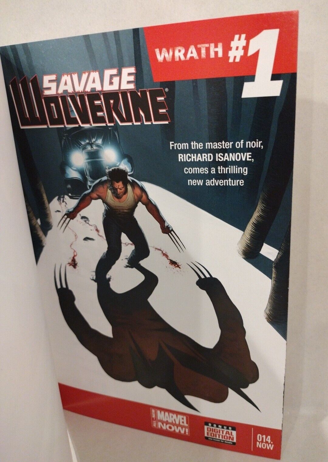 Savage Wolverine 14 (2014) Marvel Blank Variant Comic w Original Dave Castr Art