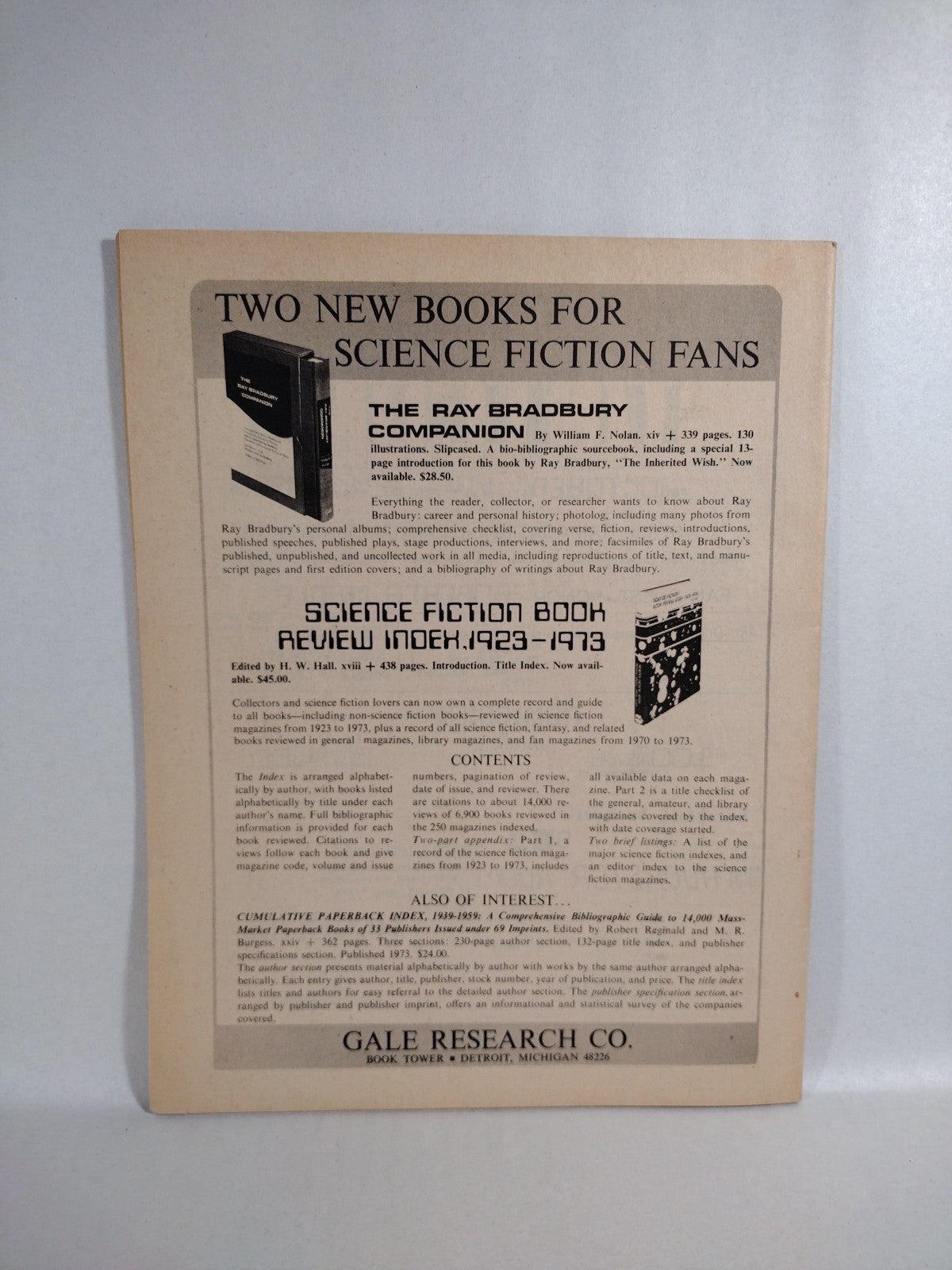 Science Fiction Review (1975) Fanzine Lot #14 20 21 Stephen Fabian Cover Art
