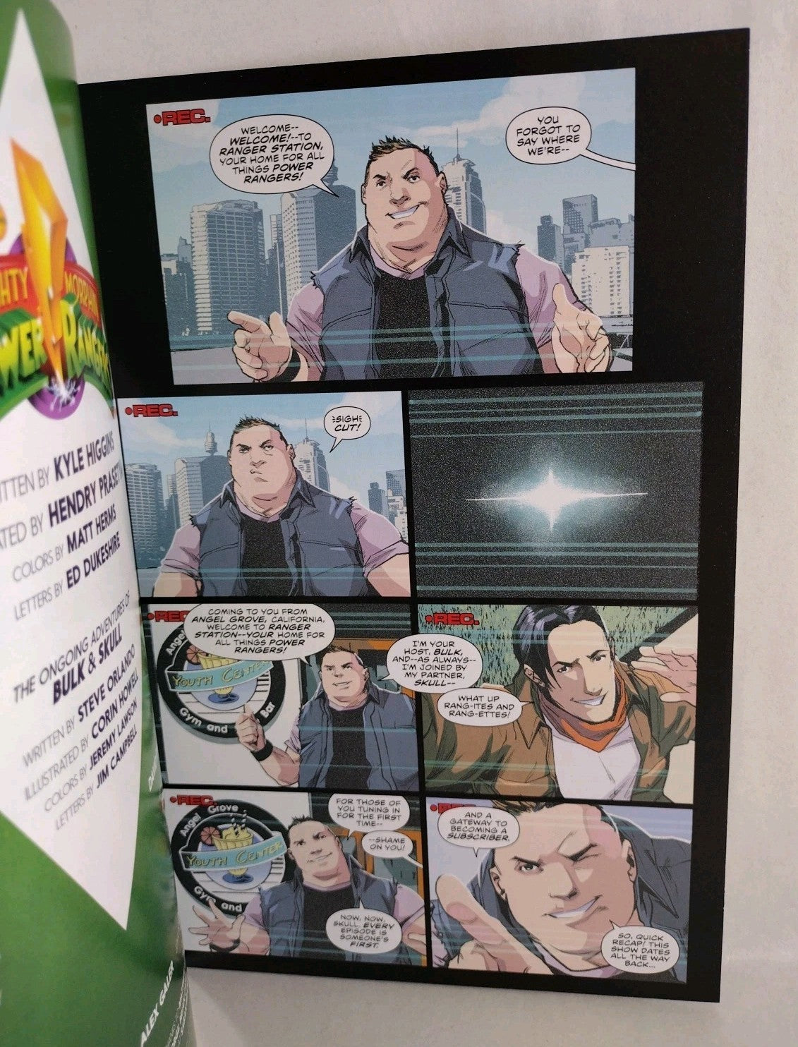 Mighty Morphin Power Rangers #1 (2016) Boom Blank Cover Variant Comic NM