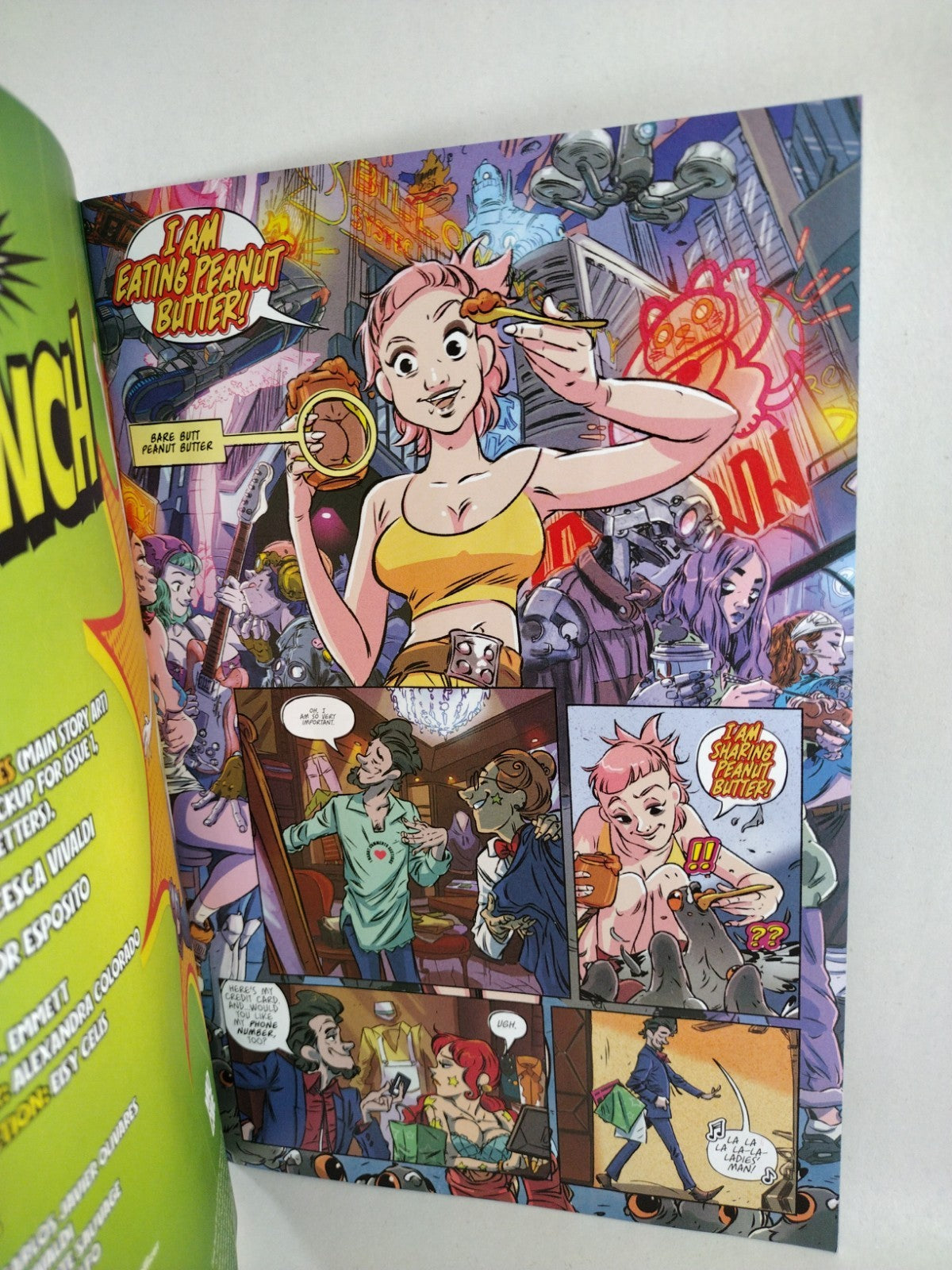 Junk Punch #1 (2026) Mad Cave Sketch Cover Variant W Original Dave Castr Art