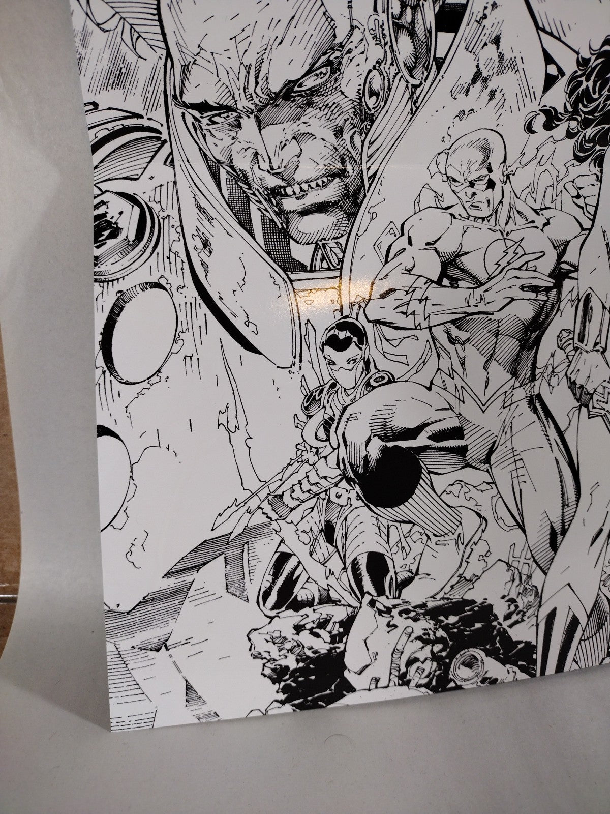 DC Universe (2009) Online Poster Double-Sided Promo Superman Batman 20.5 X 13.5"