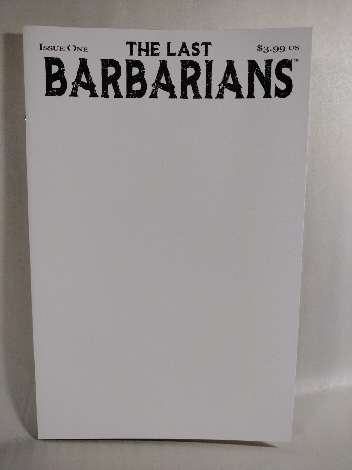 Last Barbarians #1 (2023) Image Comic Blank Sketch Cover Variant New NM