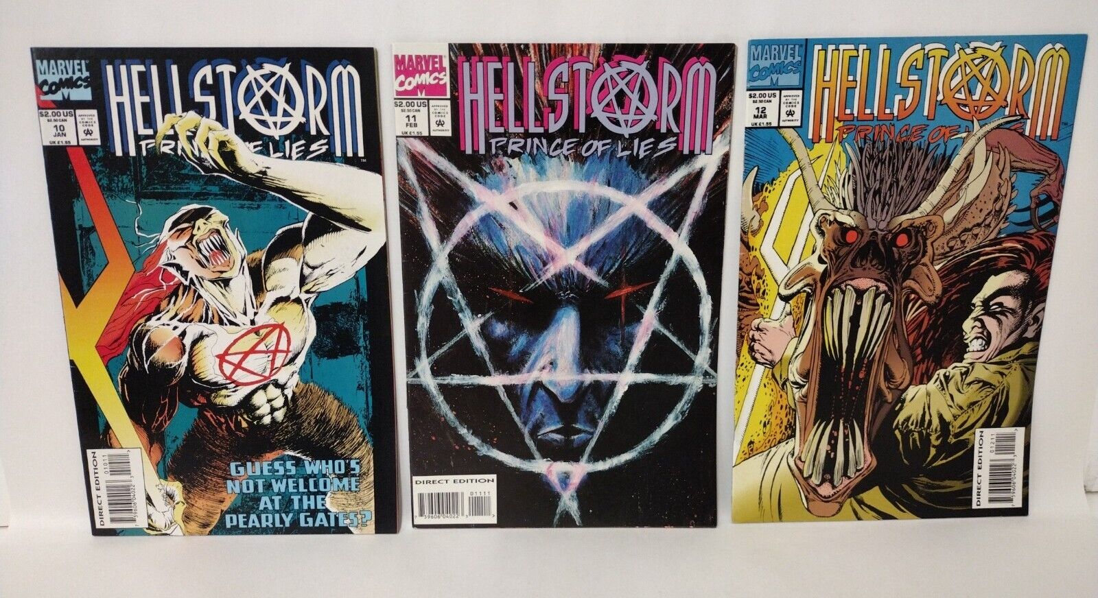 Hellstorm (1993) Marvel Comic Lot Of 15 #1-13 17 19 Nieves Bair Kaminski Gross