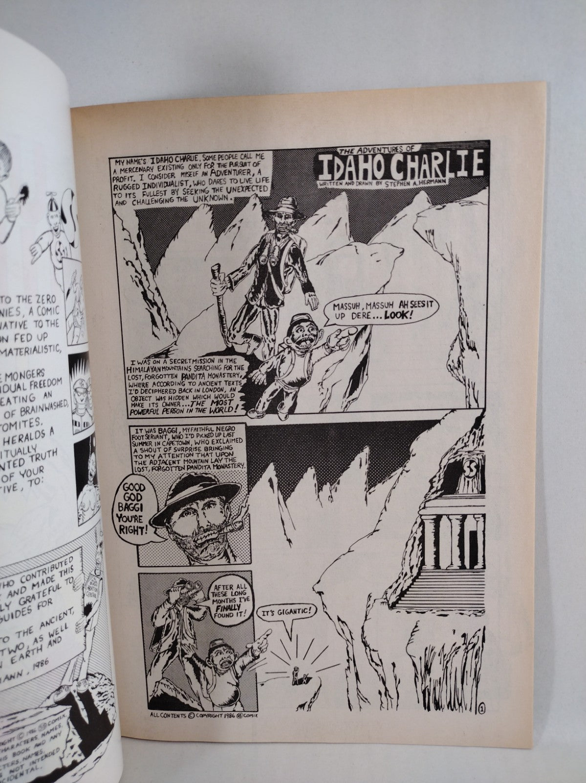 Unreal Mindwarp Funnies (1986) 0 Underground Comic Stephen Hermann SS Comix NM