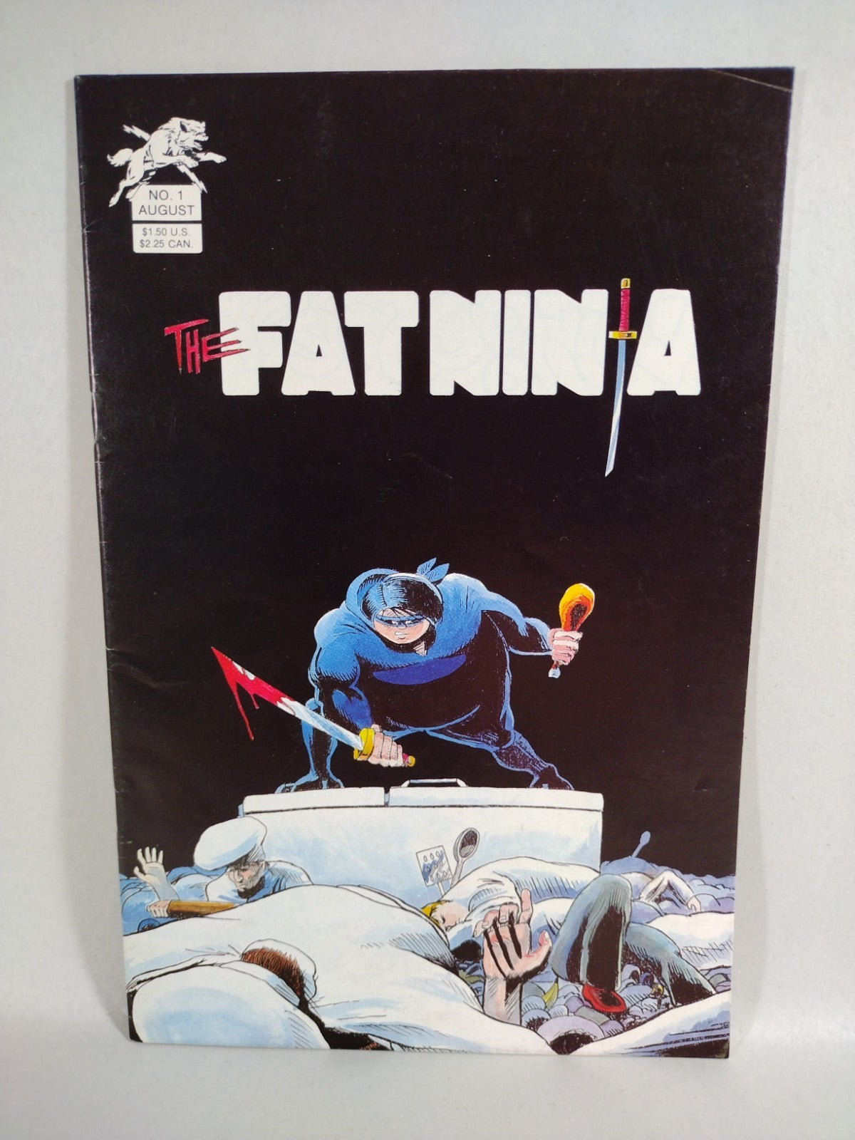 Fat Ninja (1986) Complete Silverwolf Comic Set #1 2 3 4 5 Gary Amaro VG-VF