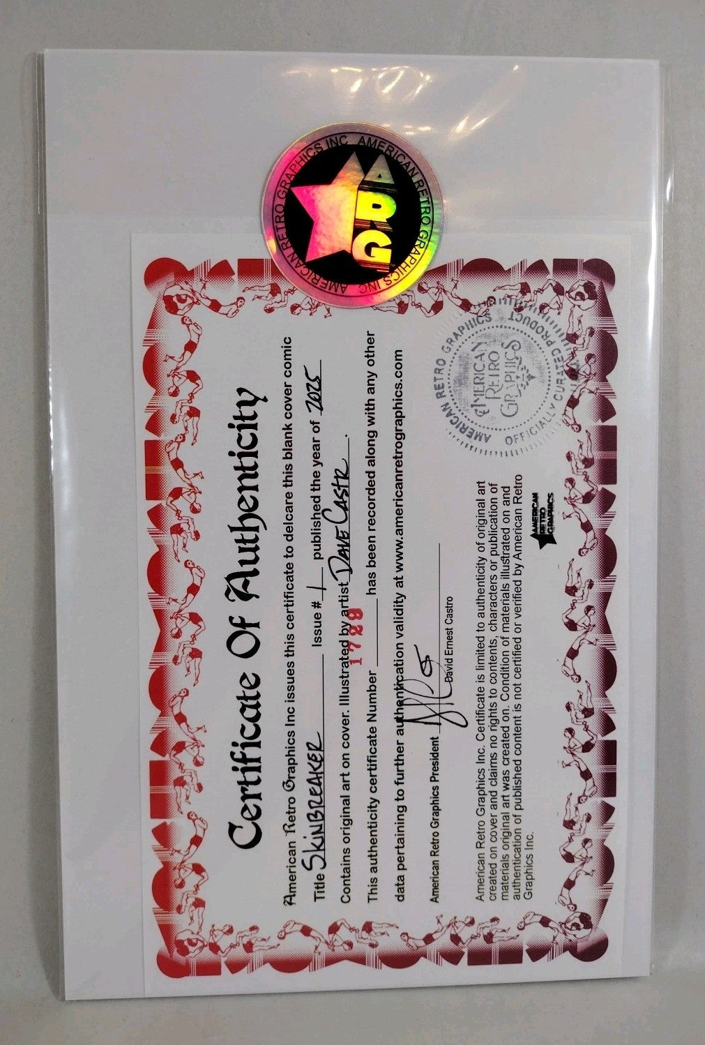 Skinbreaker #1 (2025) Image Sketch Variant Cover Comic W Original DCastr Art