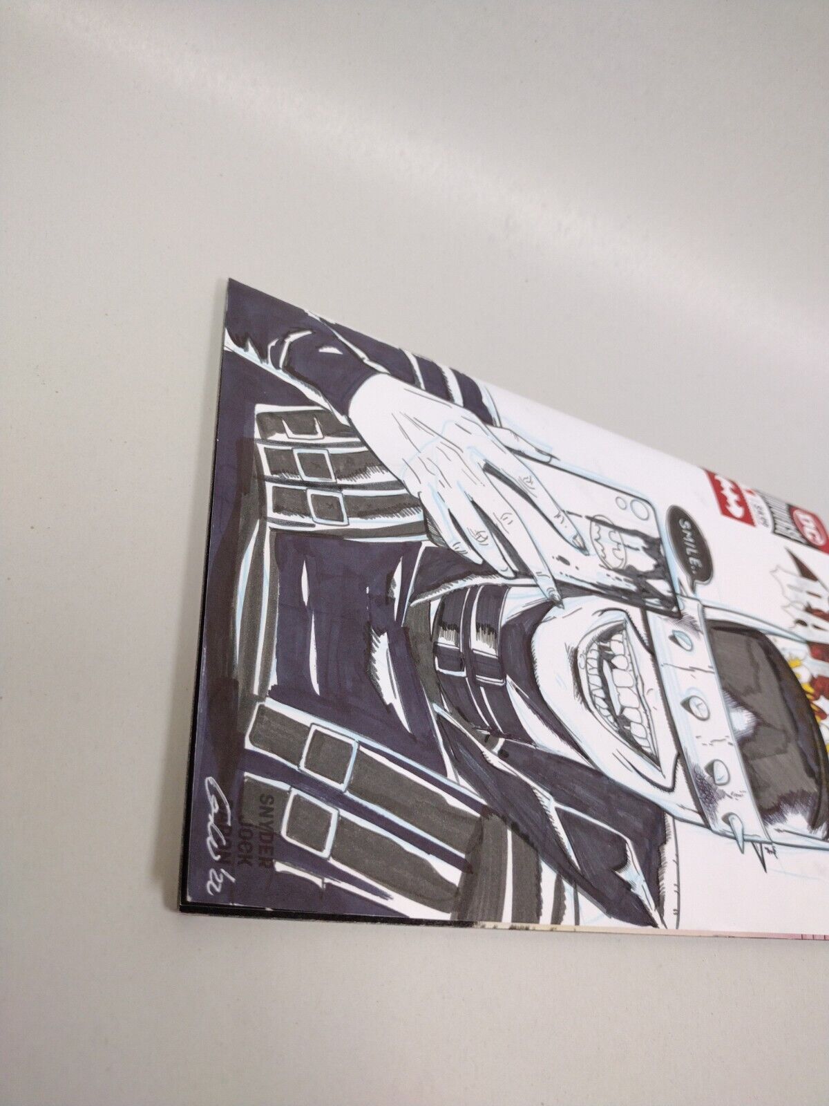 BATMAN WHO LAUGHS #1 (2019) DC Comic Blank Cover Var w Original Woronchak Art 