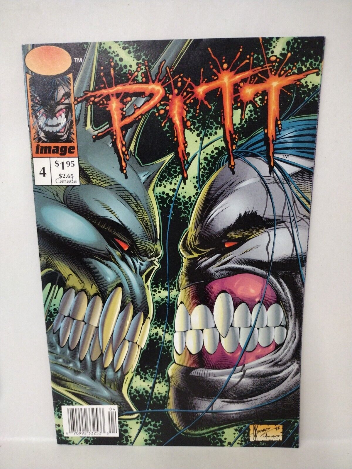 Pitt (1993) Image Comic Dale Keown Newsstand Variant Set #2 3 4 5 Rare HTF