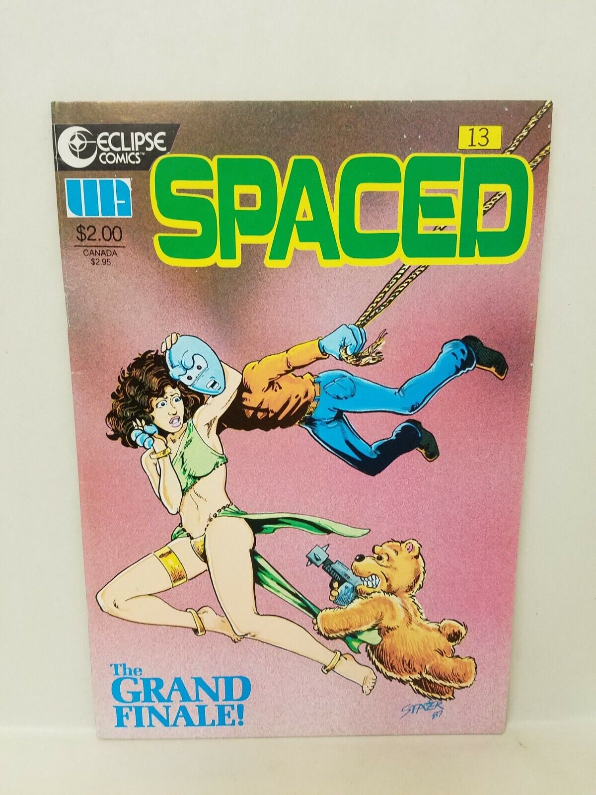 Spaced #13 (1988) Tom Stazer Eclipse Comic Last issue