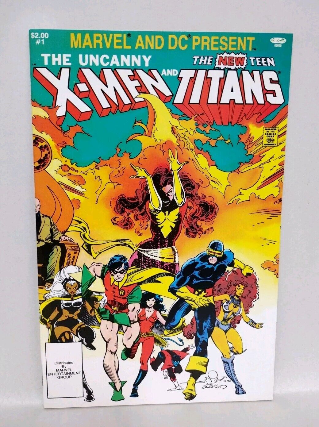 Uncanny X-Men And New Teen Titans #1 (1982) Marvel DC Presents Comic Simonson NM