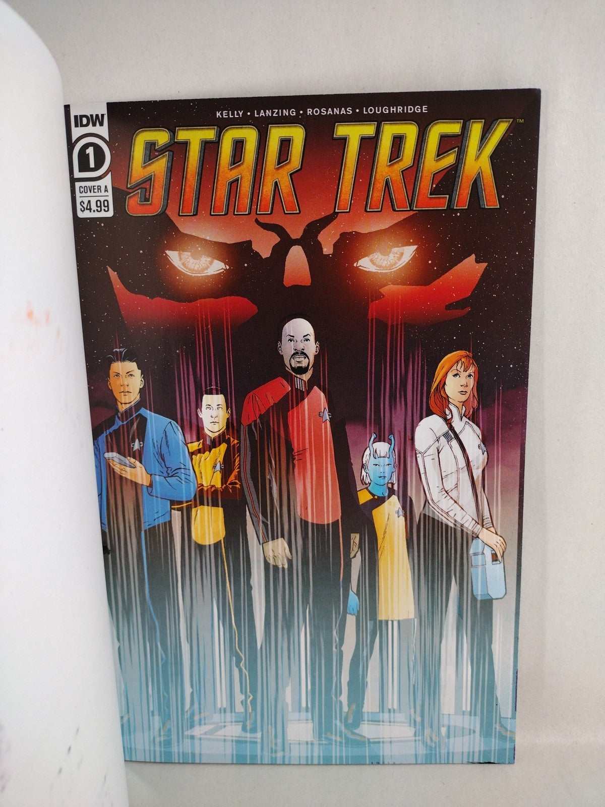 Star Trek #1 (2022) IDW Sketch Cover Variant Comic W Original Dave Castr Art