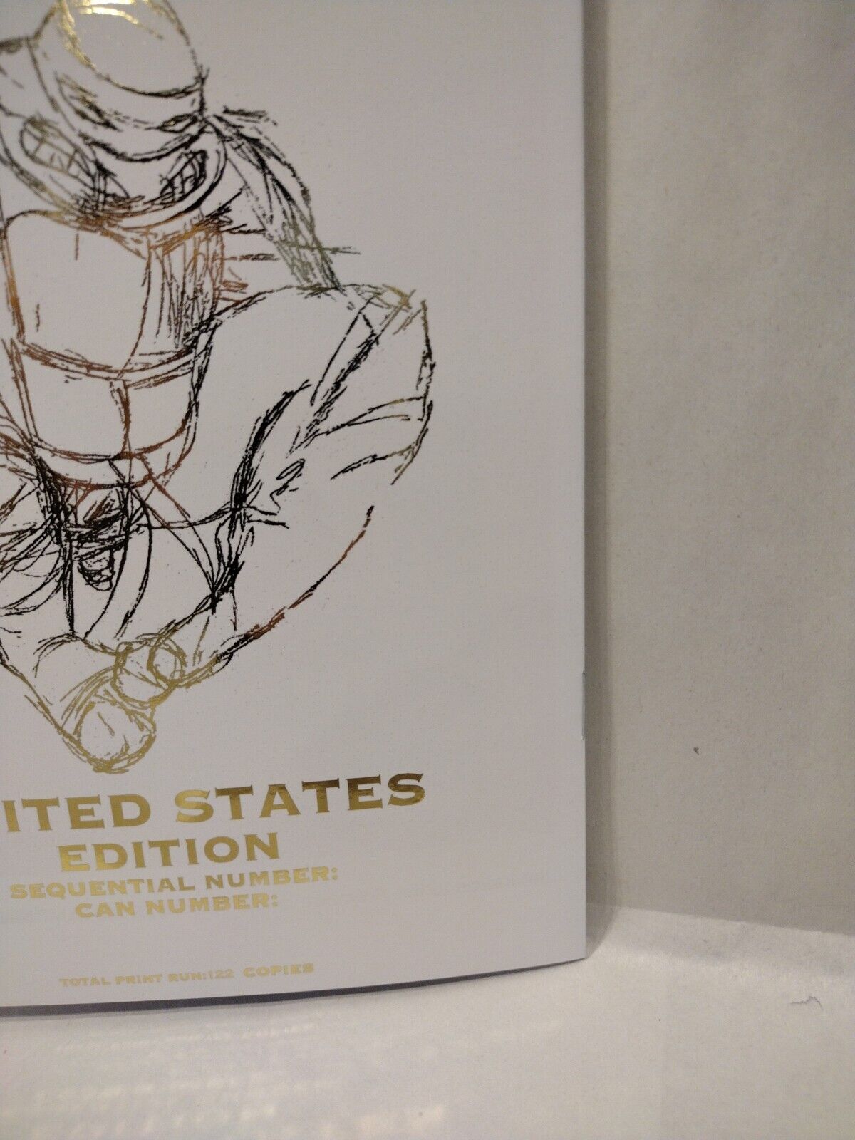 Pieces Of Turtles (2022) 8.2 TMNT Cerebus Signed Dave Sim Gold "Reject" Edition