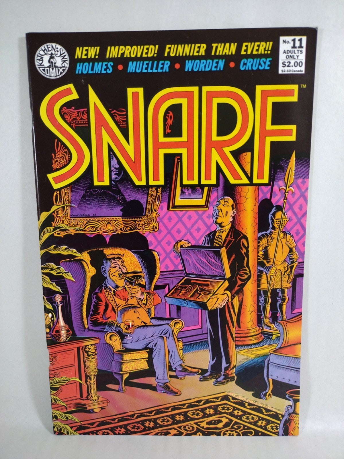 Snarf #11 13 14 (1989) Kitchen Sink Underground Comic Lot VG-FN John Pound Cover