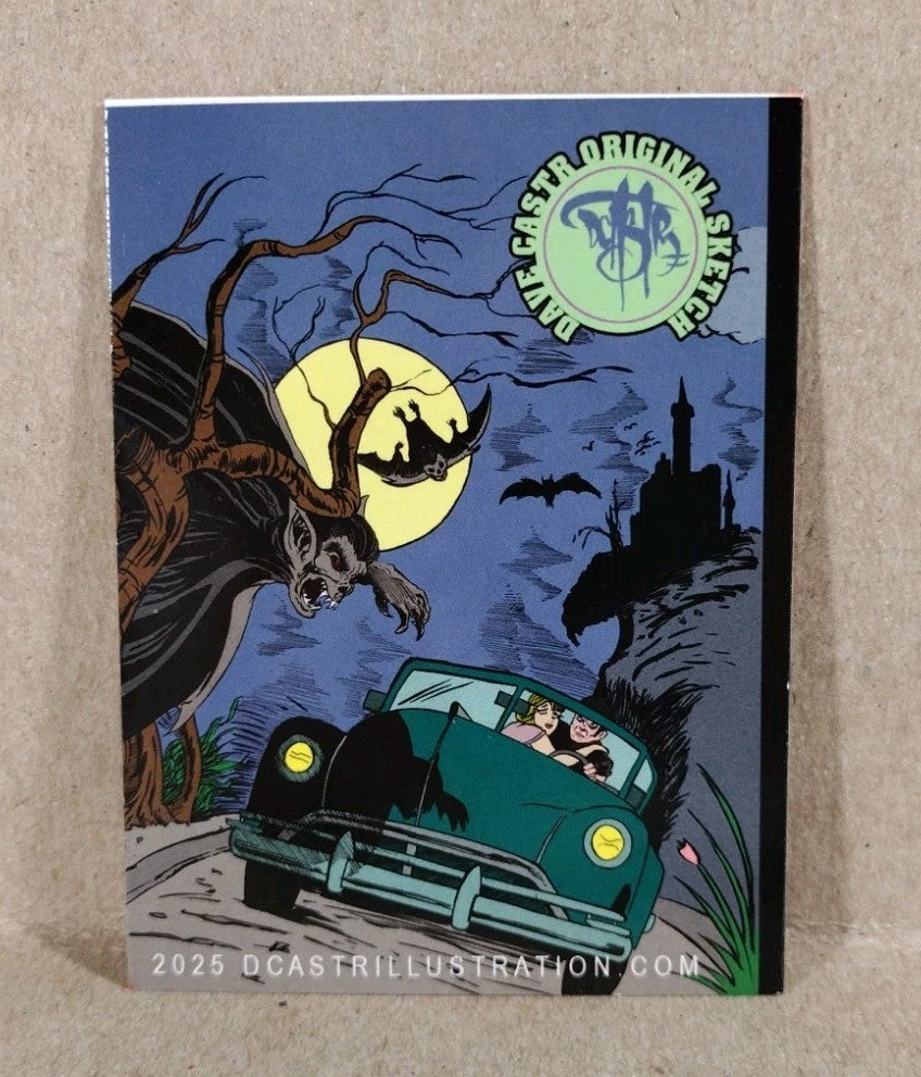 Dave Castr Crusin (2025) OAC Error Sketch Card W Original Yogi Bear ACEO Art
