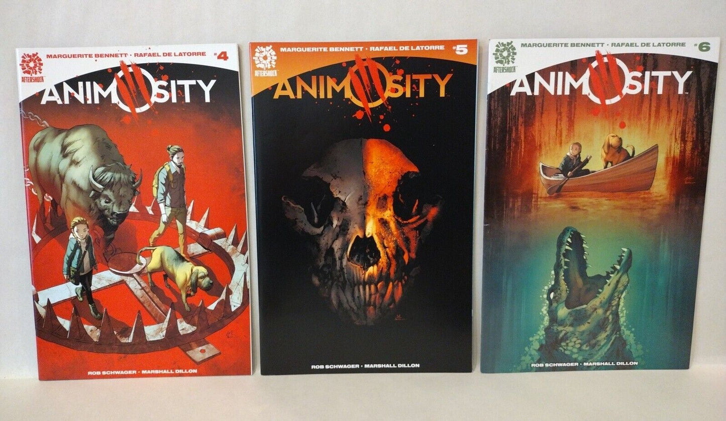 Animosity (2016) Aftershock Comic Book Set 1-26 +World Of 1 Marguerite Bennett 