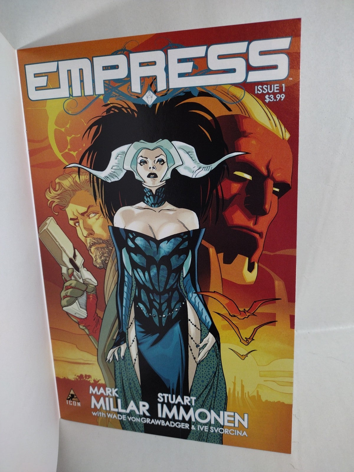 Empress #1 (2016) Marvel Icon Blank Sketch Variant Cover Comic Millarworld NM