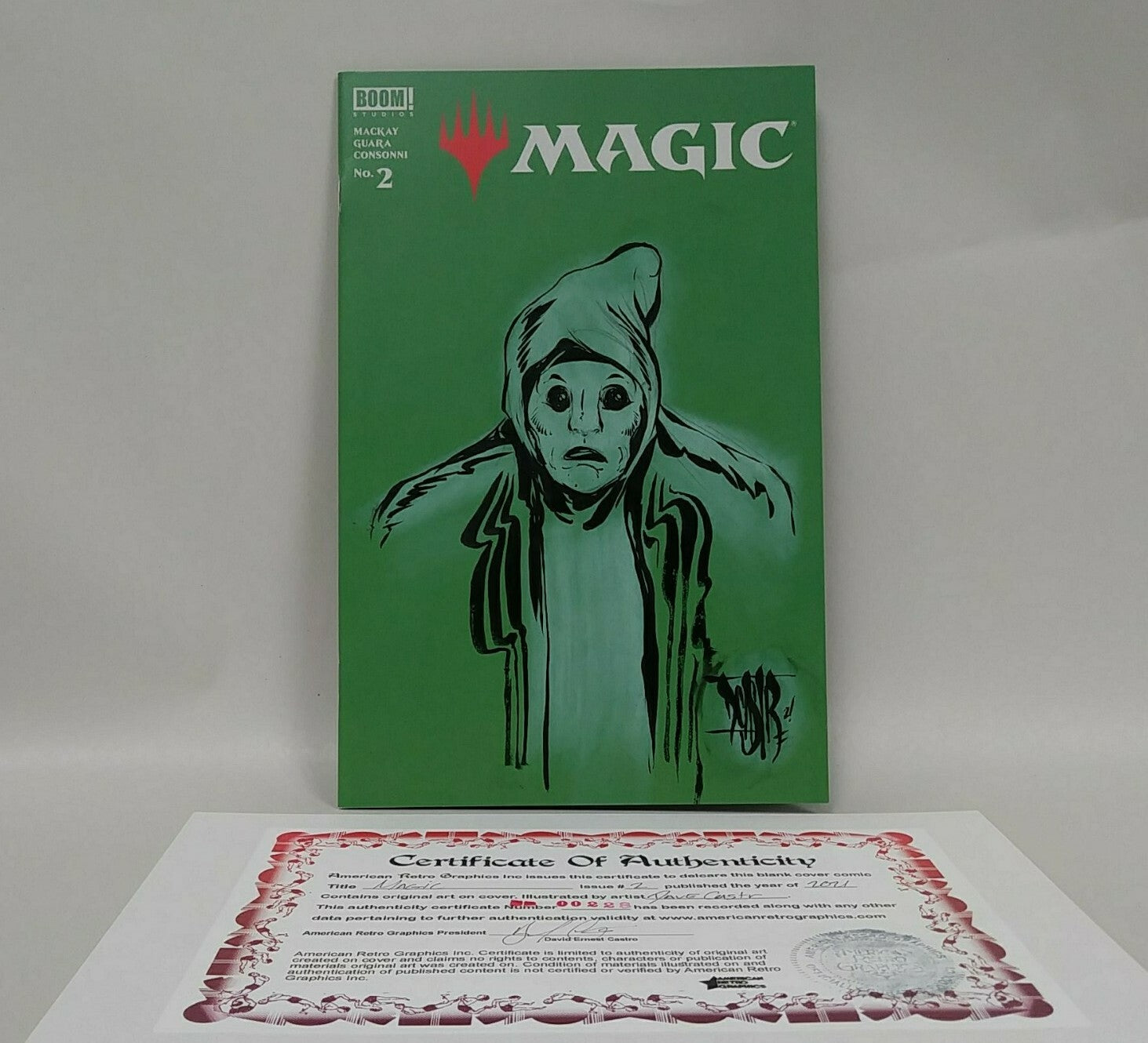 Magic Issue #2 (2021) Boom Sketch Cover Comic Var W Original Hospit Abbot Art