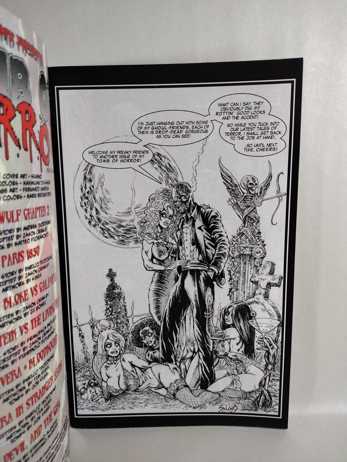 Blokes Tomb Of Terror #4 (2010) Virus Comix Calavera Teodorani Cover B VG