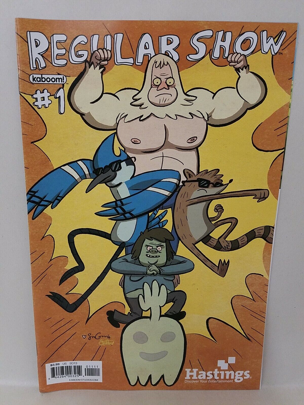 Regular Show #1 (2013) Sina Grace Hastings Variant NM Boom Cartoon Network