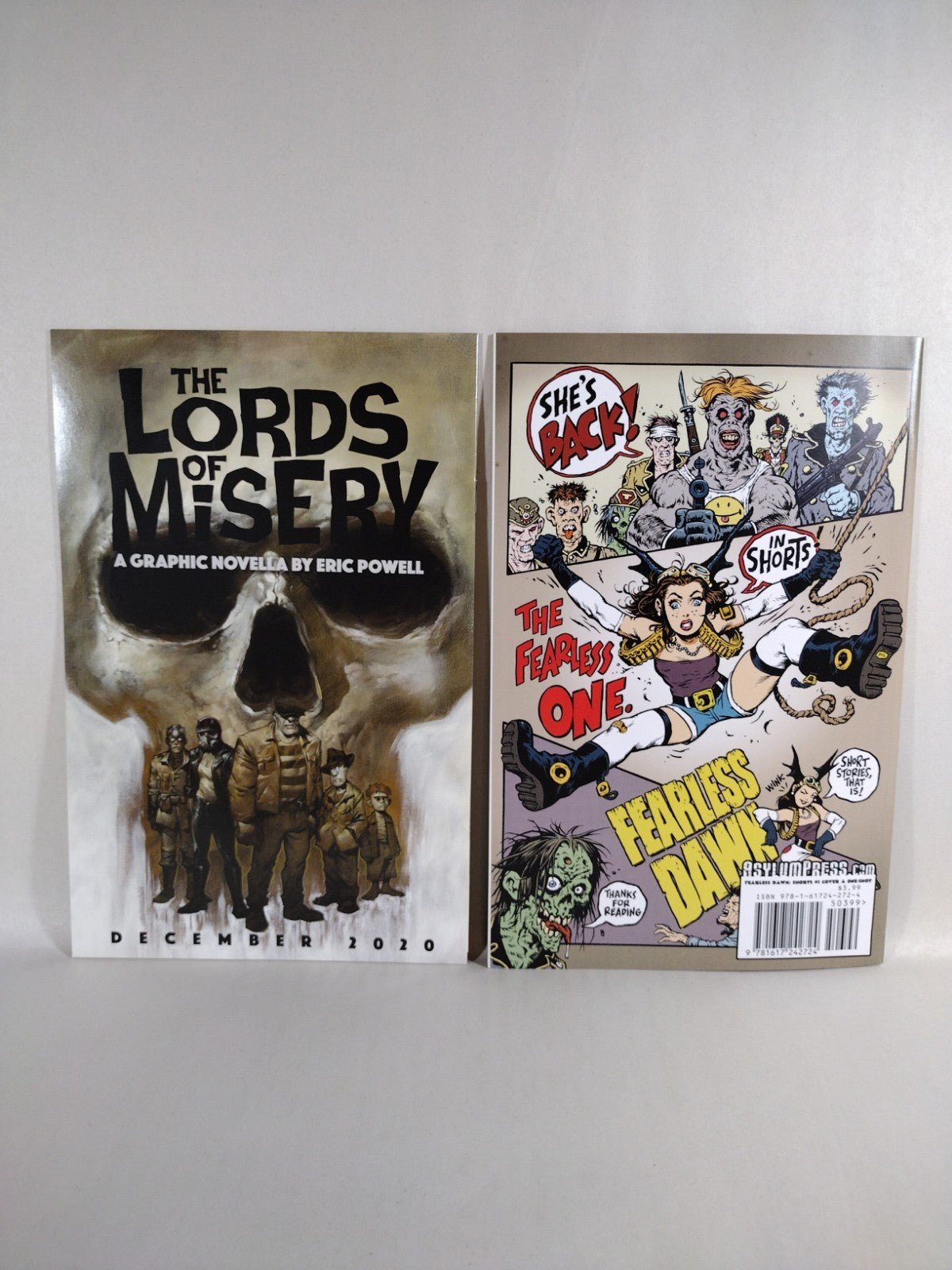 Fearless Dawn (2009) Complete Asylum Press Comic Series 1-4 +8 One Shots Mannion