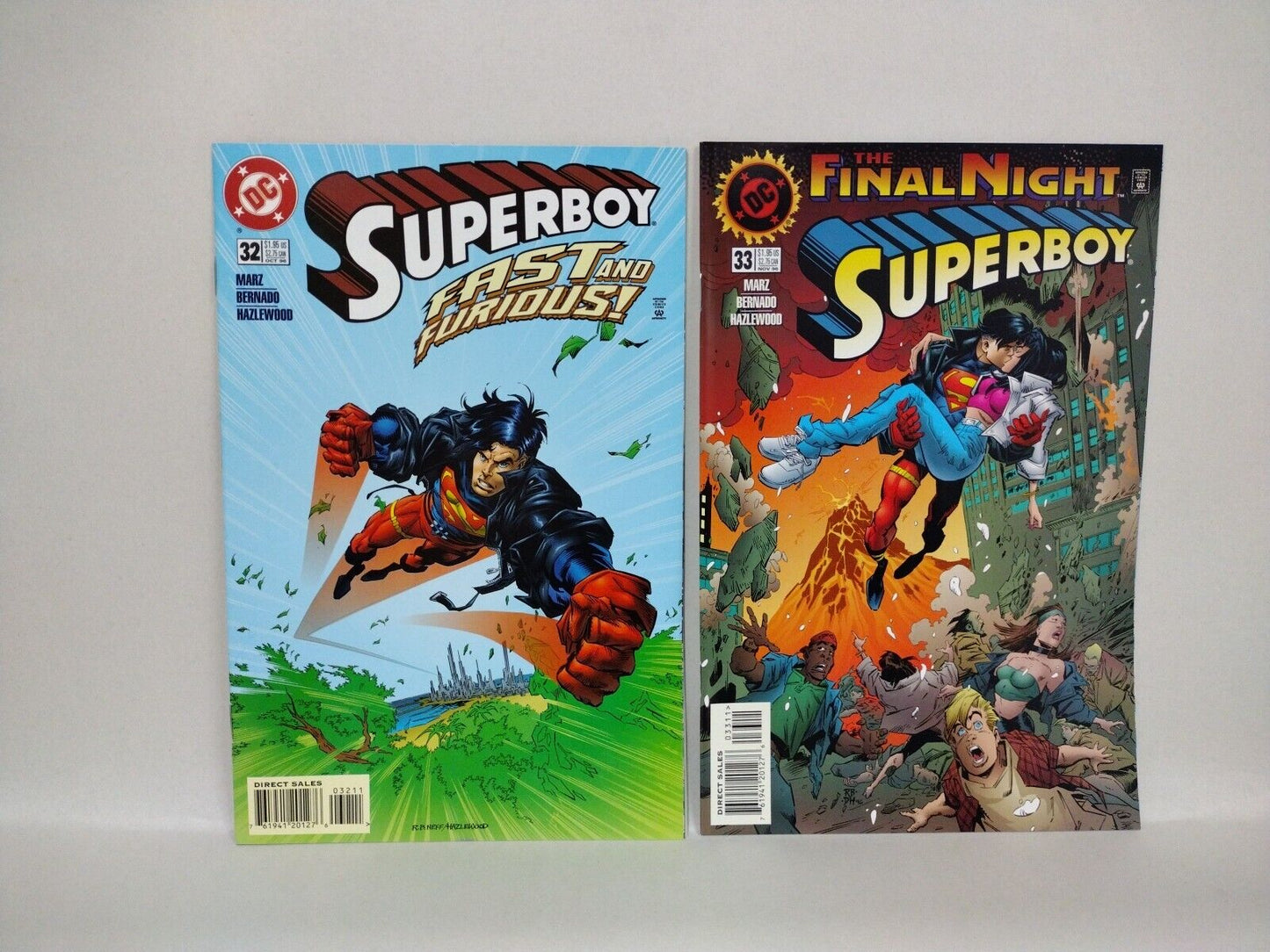 Superboy 1996 DC Comic Lot Set #28 29 30 31 32 33 36 37 Annual 3 VF-NM