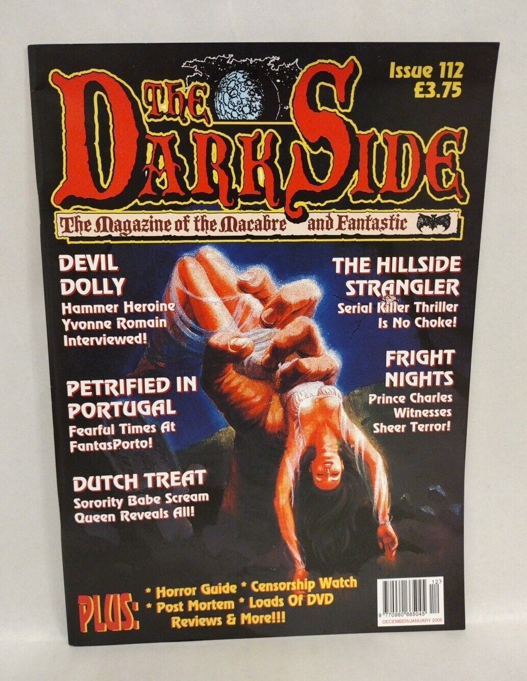 The Dark Side Magazine #112 (2004) Yvonne Romain Hillside Strangler Fantasporto