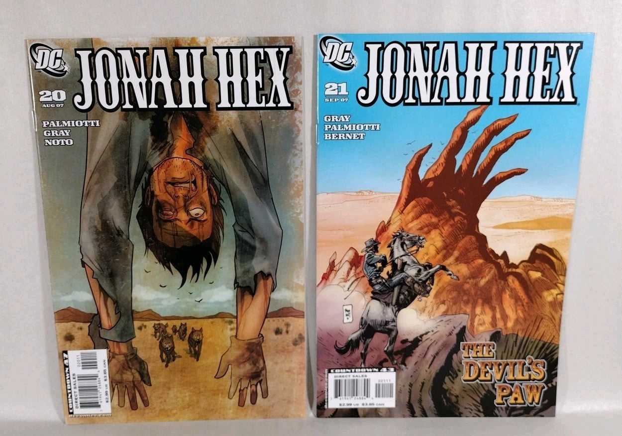 Jonah Hex (2007) DC Comic Lot Set #20 21 22 23 23 25 26 27 Palmiotti VF-NM