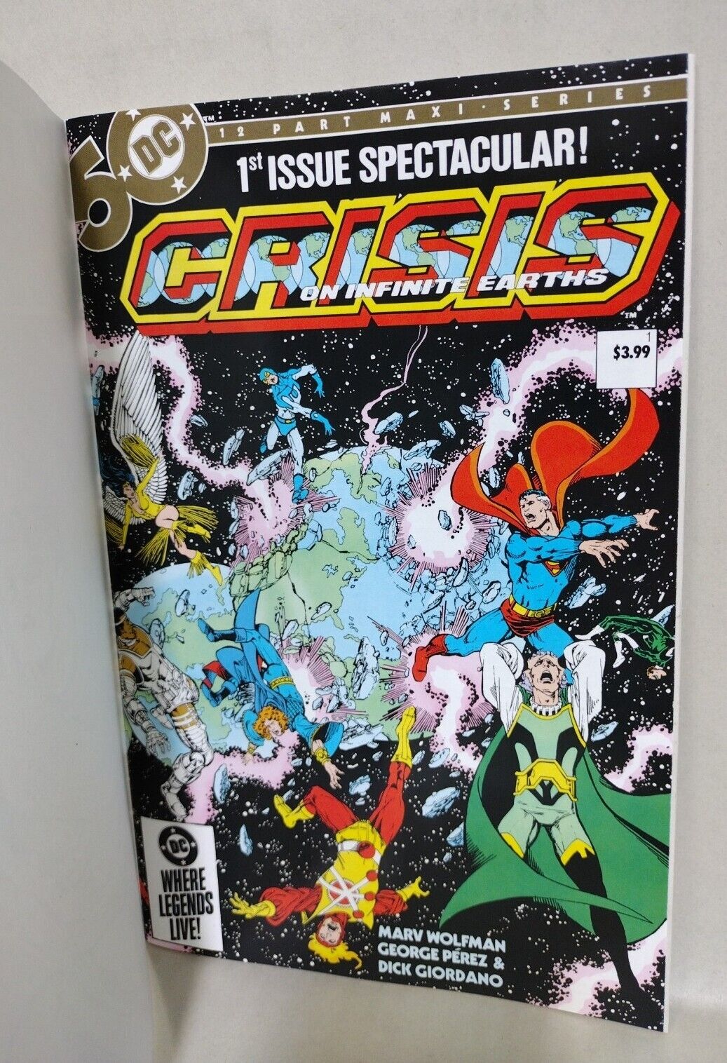 Crisis On Infinite Earths #1 (2024) DC Comic Variant Sketch Cover W Original Art