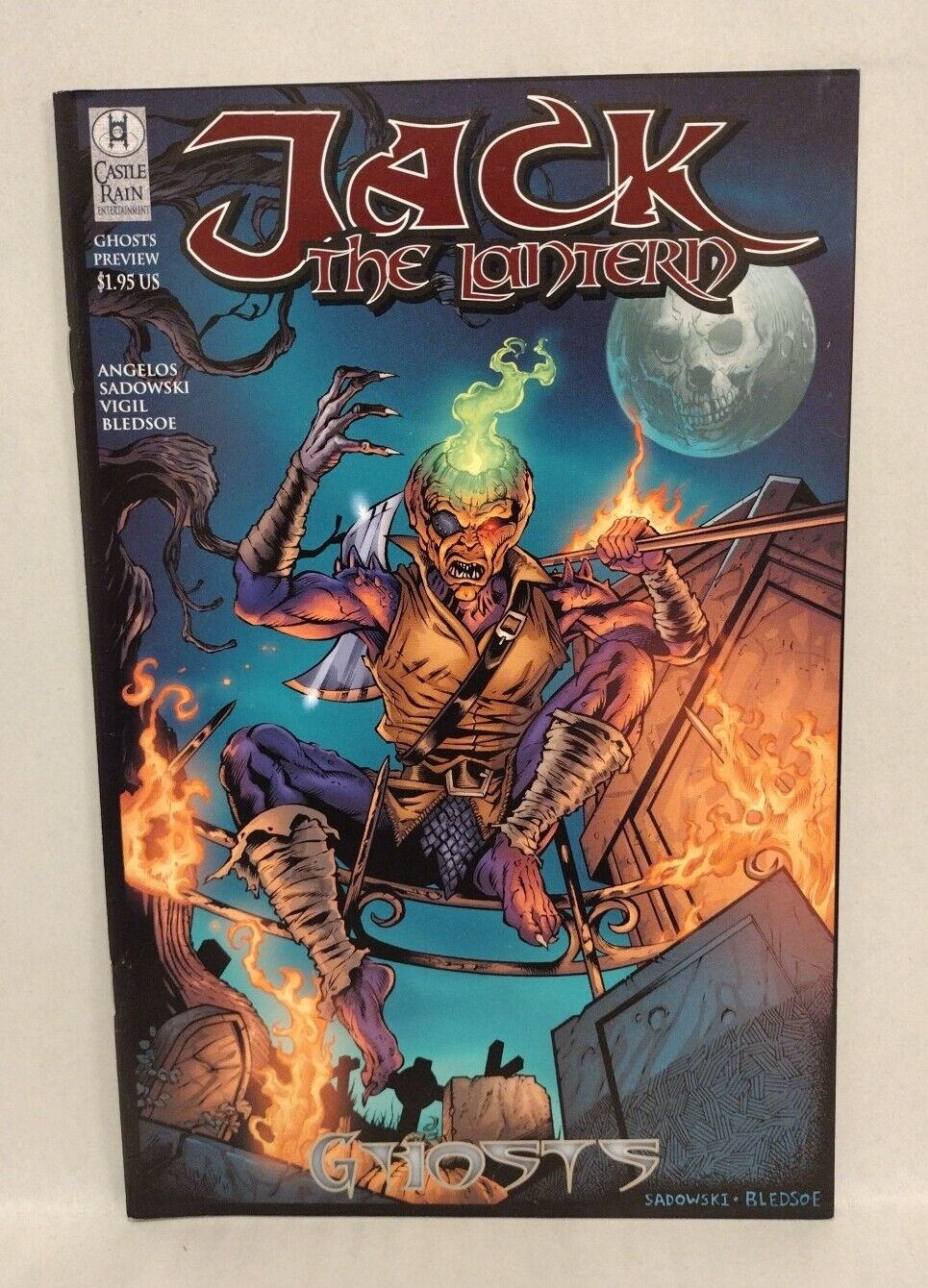 Jack The Lantern: Ghosts Preview (2008) Castle Rain Comic Angelos Vigil Beck NM