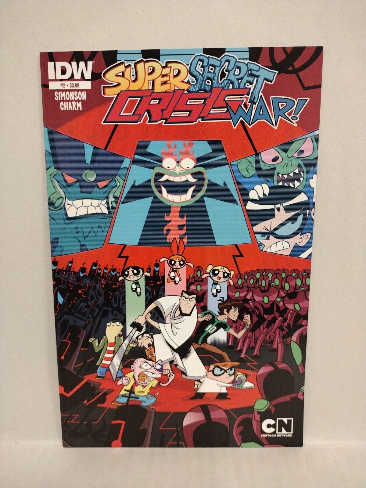 Super Secret Crisis War #1 2 3 Johnny Bravo Special (2014) IDW Comic Lot Set