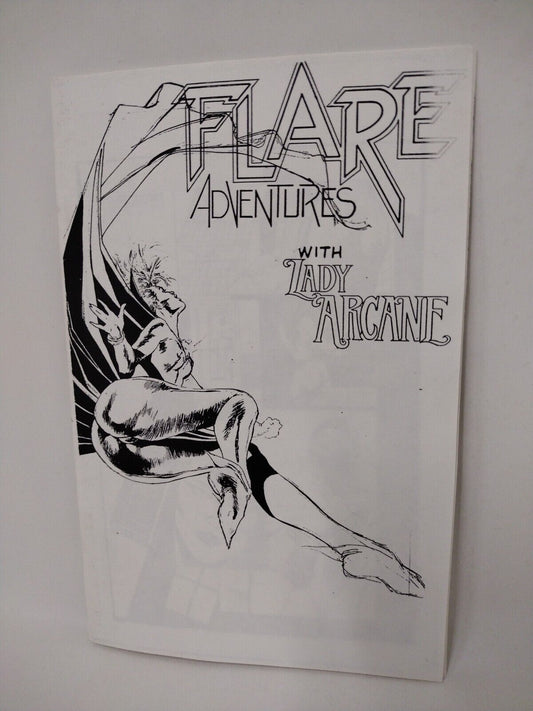 Flare Adventures Champions Classic Flipbook Rare Production Ashcan Mark Beachum