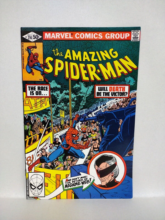 Amazing Spider-Man #216 (1981) Marvel Comic 2nd Madame Web VF-NM