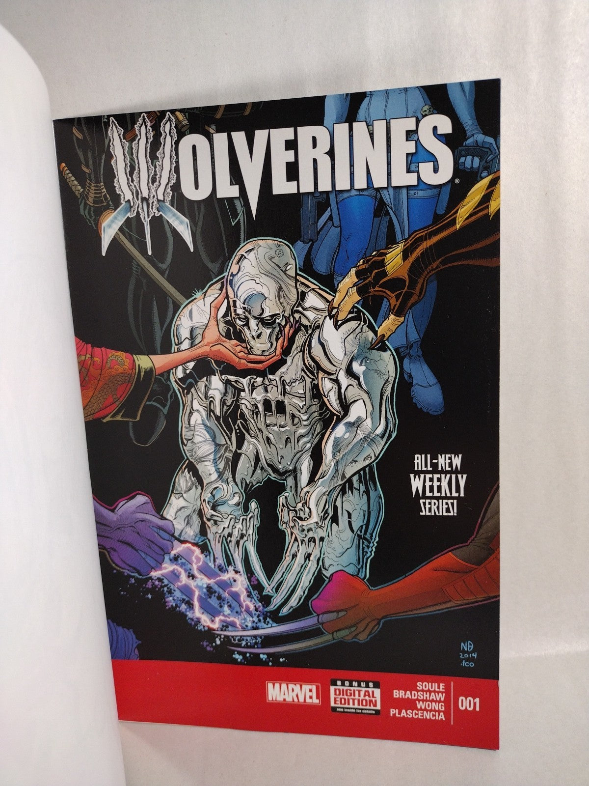Wolverines #1 (2015) Marvel Sketch Cover Variant Comic W Original Dave Castr Art