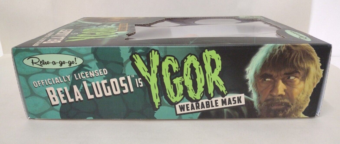 Bela Lugosi YGor Wearable Mask 2021 Crypt Color Ed Retro A Go Go, Halloween Mask