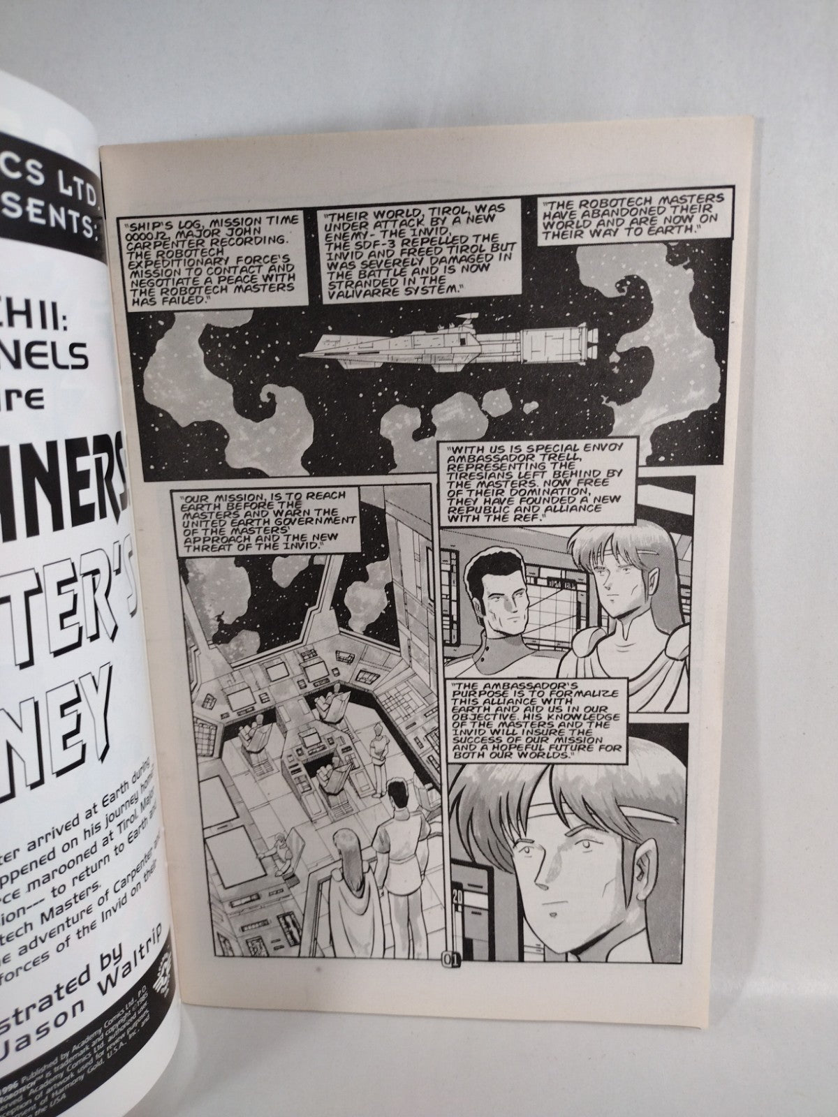 Robotech Star Runners Carpenter's Journey #1 (1996) Academy Comics VF