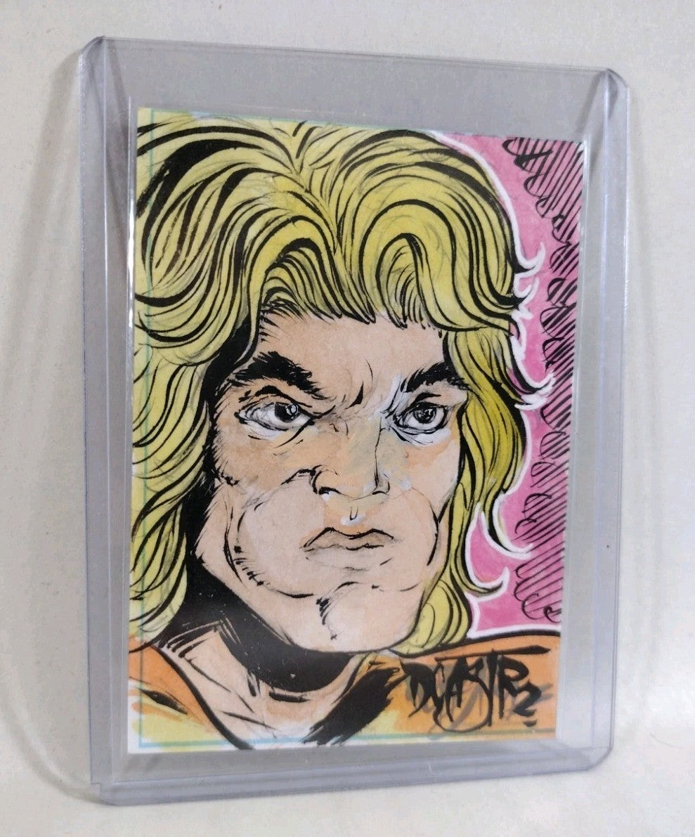 Dave Castr Crusin (2025) OAC Sketch Card W Original Solarman Art 