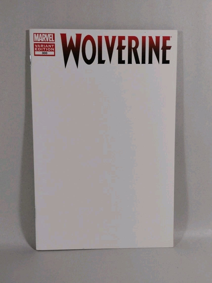 Wolverine #300 (2012) Marvel Comic Blank Sketch Cover Variant NM
