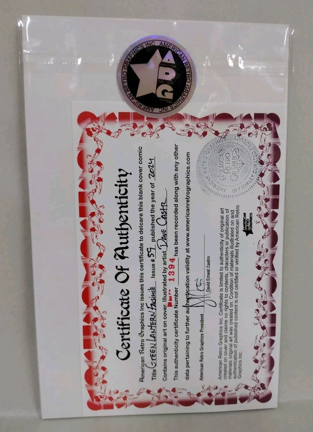 Green Lantern #59 (2024) DC Comic Facsimile Sketch Cover W Original DCastr Art