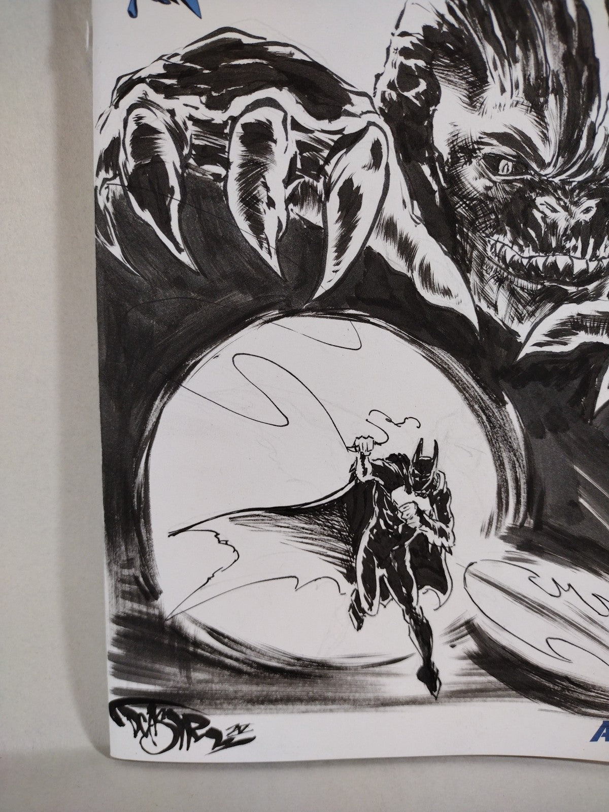 Batman #1 (2025) DC Sketch Cover Variant Comic W Original Dave Castr Art