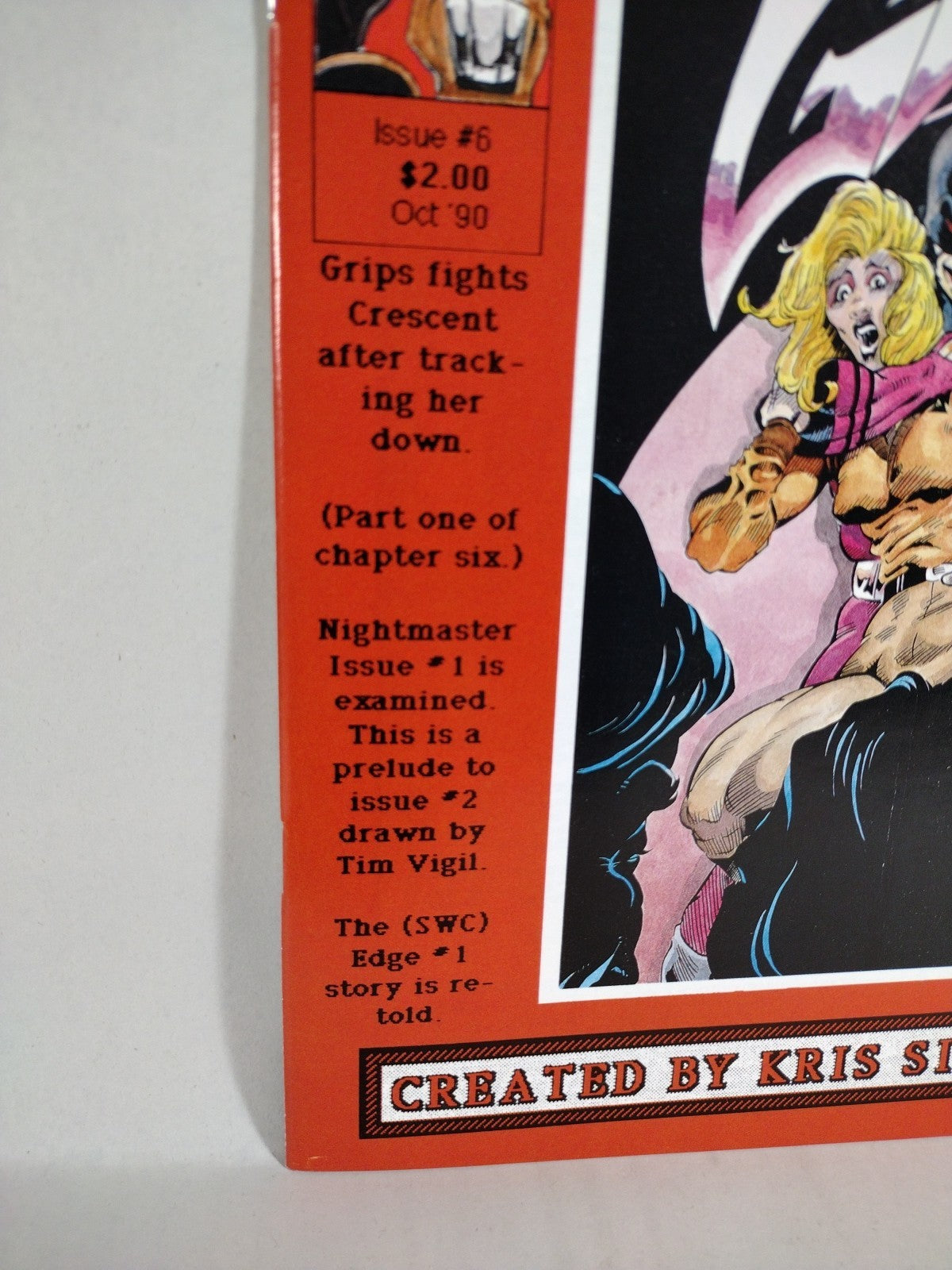 Greater Mercury Comics Action 6 (1990) featuring Grips 1st Night Master Edge GMC