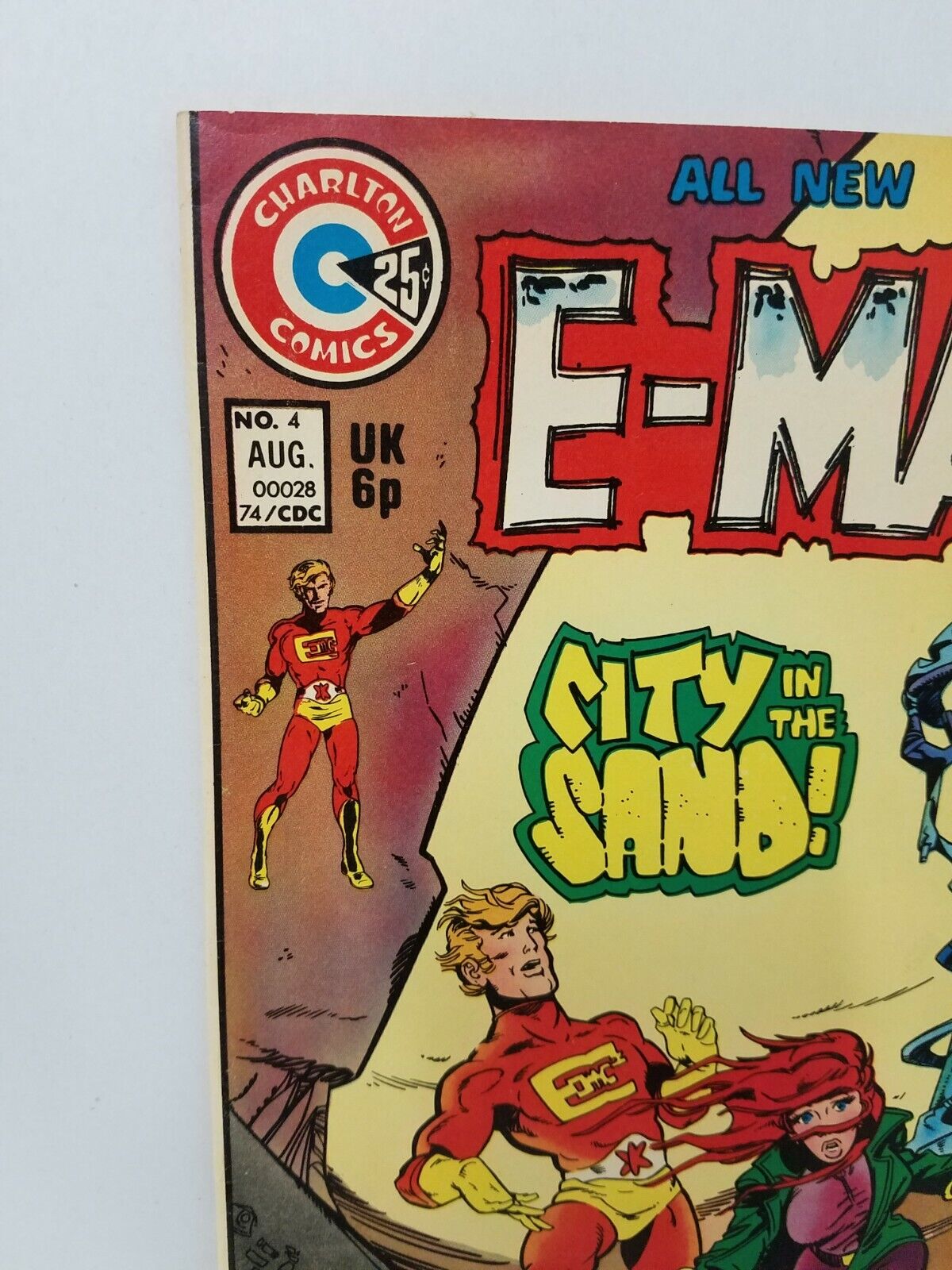 E-Man (1974) Charlton Comic Lot #4 & 5 Joe Staton Steve Diko 1st Print