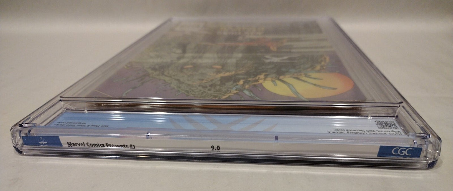 Marvel Comics Presents #1 (1988) Simonson Wolverine Cover CGC 9.0 Custom Label 