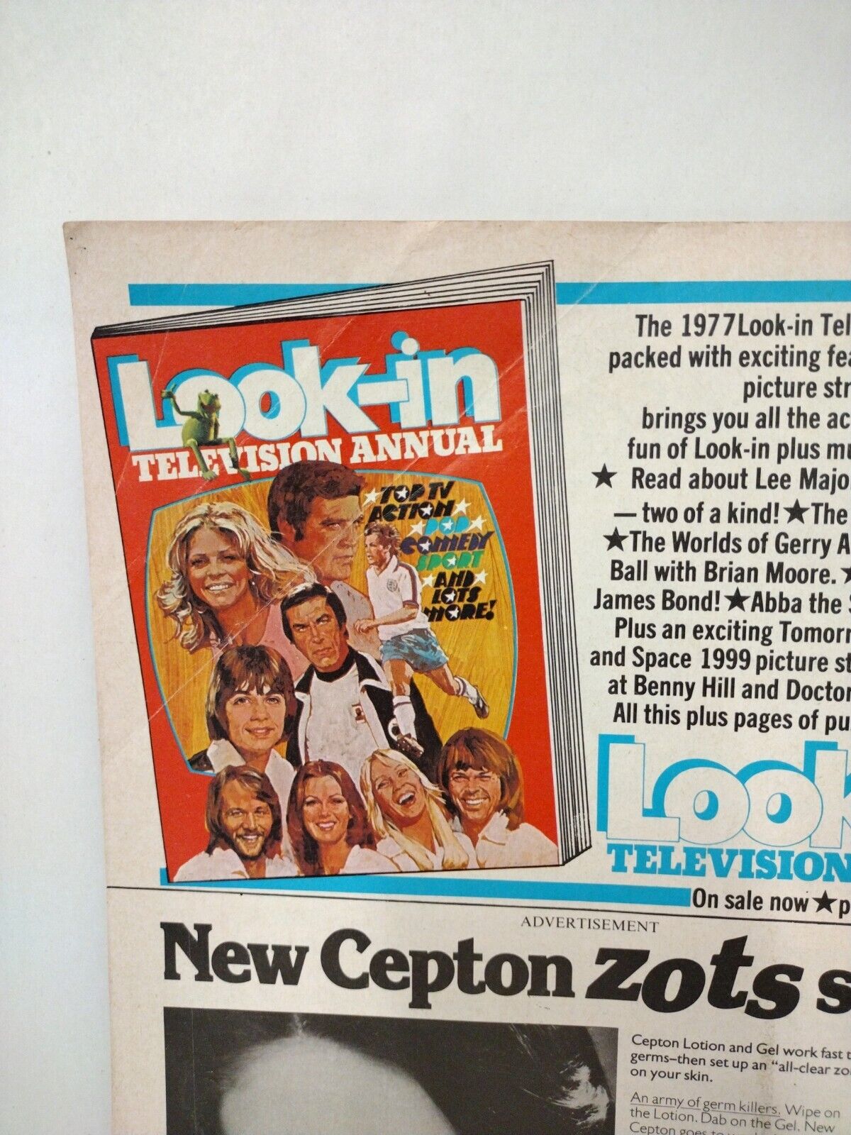 Look-In Magazine #39 (1977) British Import Muppets Bionic Man Woman Comic