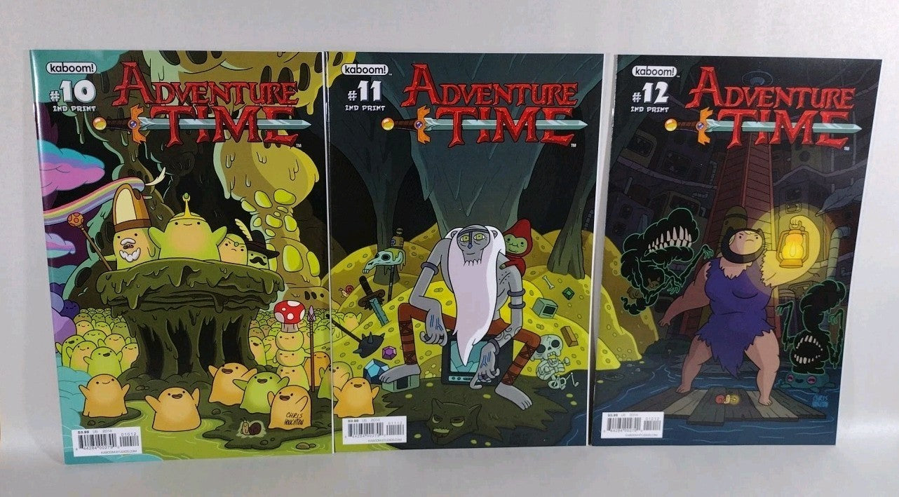 Adventure Time (2014) Boom Comic 2nd Print Connecting Covers #10 11 12 NM