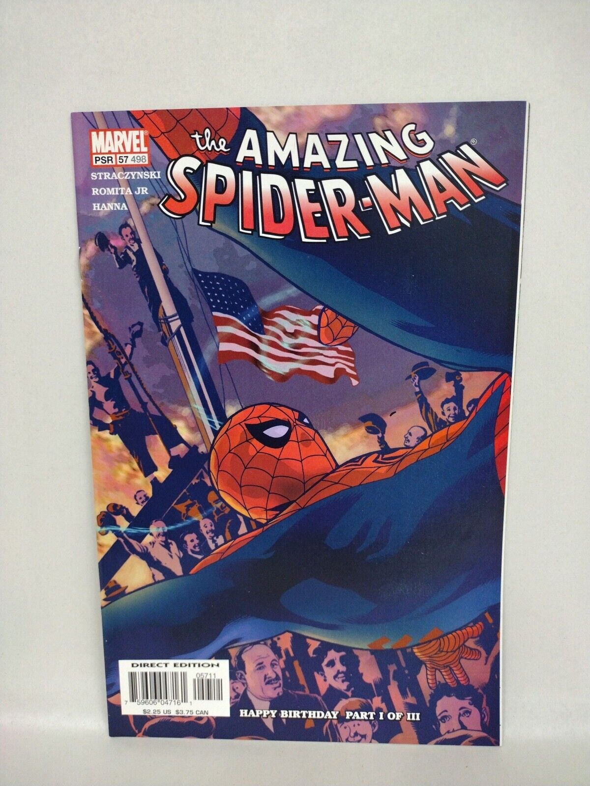 Amazing Spider-Man (2003) Marvel Comic Lot Set #50-58 J Scott Campbell Covers