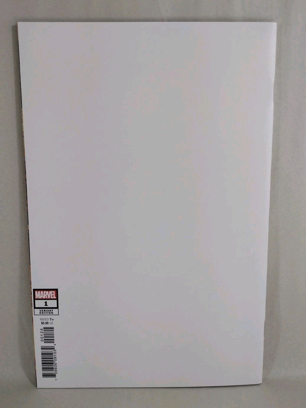 War of the Realms #1 (2019) Marvel Comic Blank Sketch Variant NM