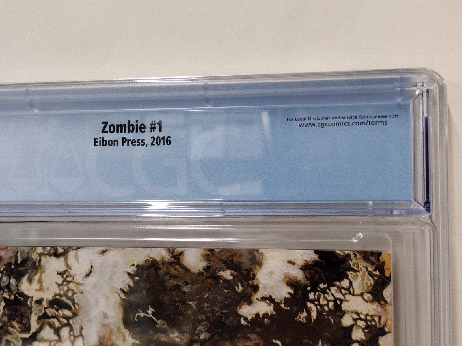 Lucio Fulci ZOMIBIE #1 (2016) Variant Cover Eibon Press Comic CGC 9.8 NM 1:1000