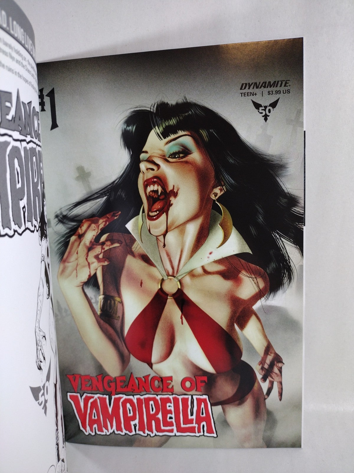 Vengeance Of Vampirella #1 (2019) Dynamite Comic Blank Sketch Cover Variant NM