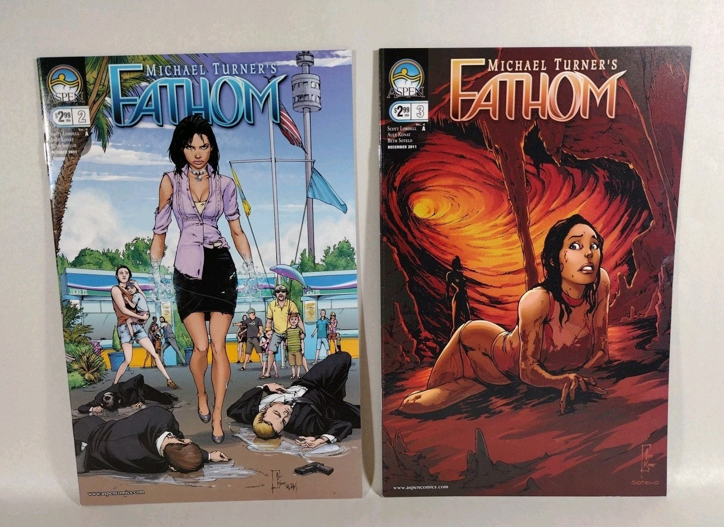 Fathom Vol 4 (2011) Aspen Comic Lot #2 3 4 5 6 8 9 VF-NM